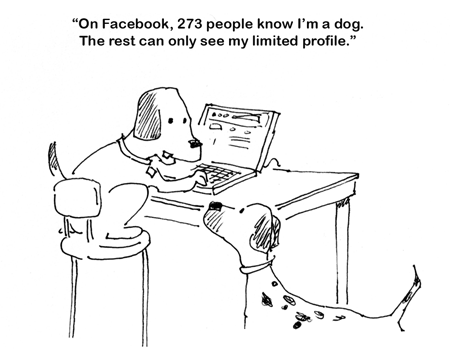 Internet dog cartoon