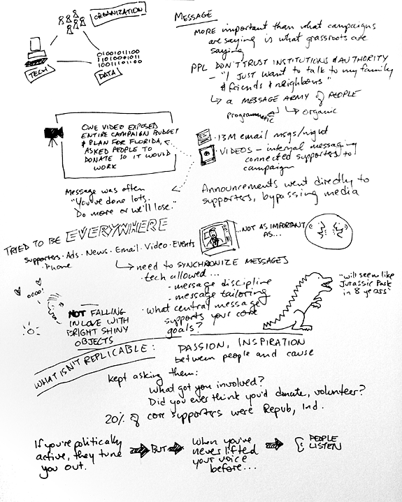 Notes from David Plouffe keynote, #2