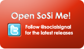 Open SoSi Me! Follow @socialsignal for updates